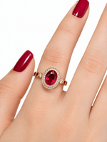 MM Royale Royal Sapphire Luxe Zircon Ring – artificial ring for girls by MM Royal Pakistan (view 2)
