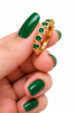 MM Royale Emerald Luxe Zircon Ring