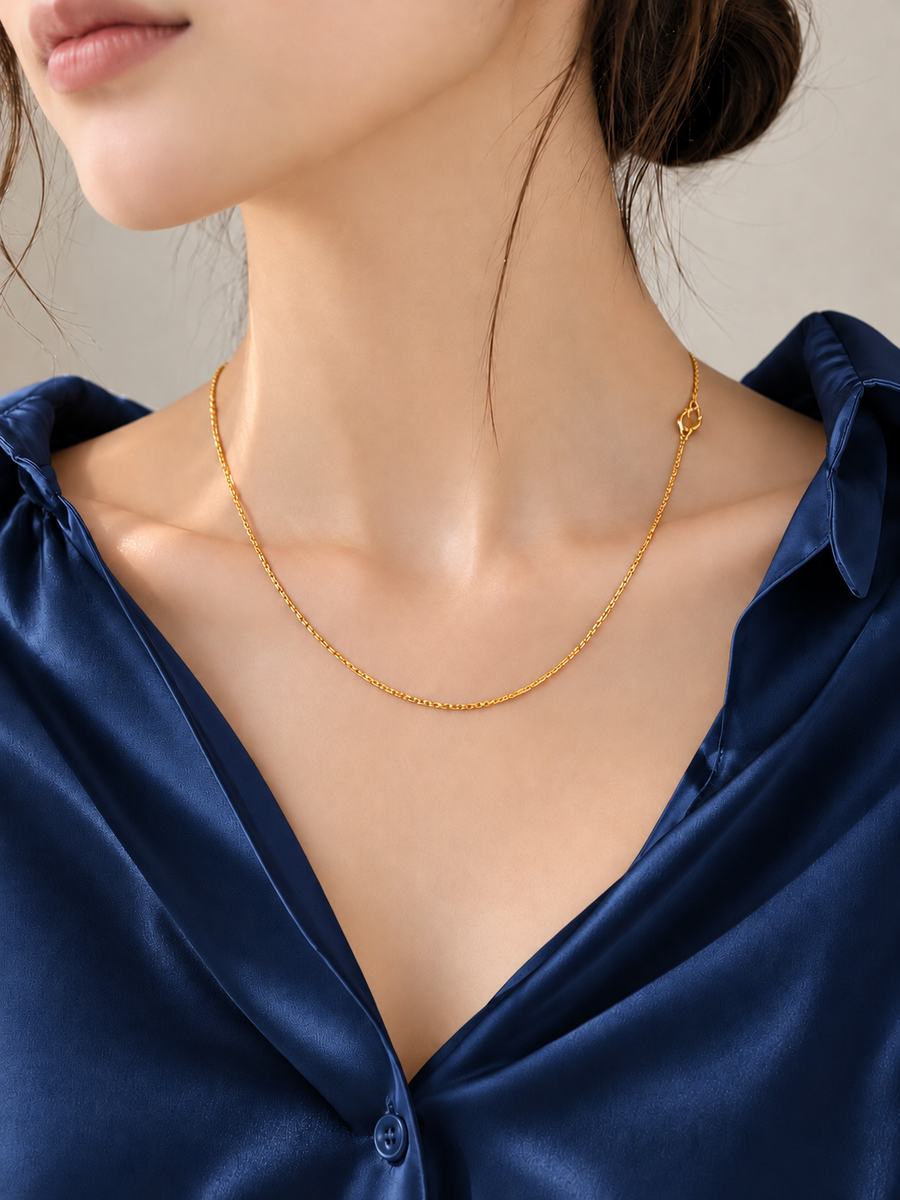 Elegant Gold Chain Necklace – Minimalist Design